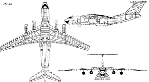  літака ІЛ-76 