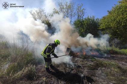 На Вінниччині рятувальники ліквідували 8 пожеж за день