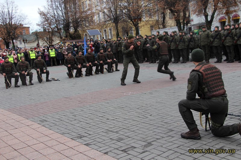 У центрі міста 143 нацгвардійці присягнули на вірність Україні